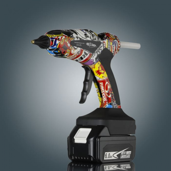 Беспроводной электронный клеевой пистолет (DigiGun) макита с принтом (СПОРТ)
